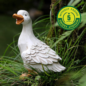 LEGIFO backyard ducks provide durable outdoor accents for gardens and patios