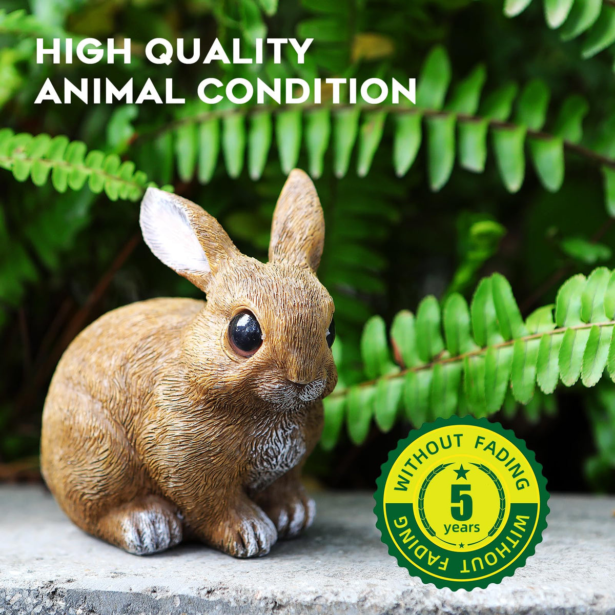LEGIFO Bunny Decor Anti-UV Paint preserves color outdoors.