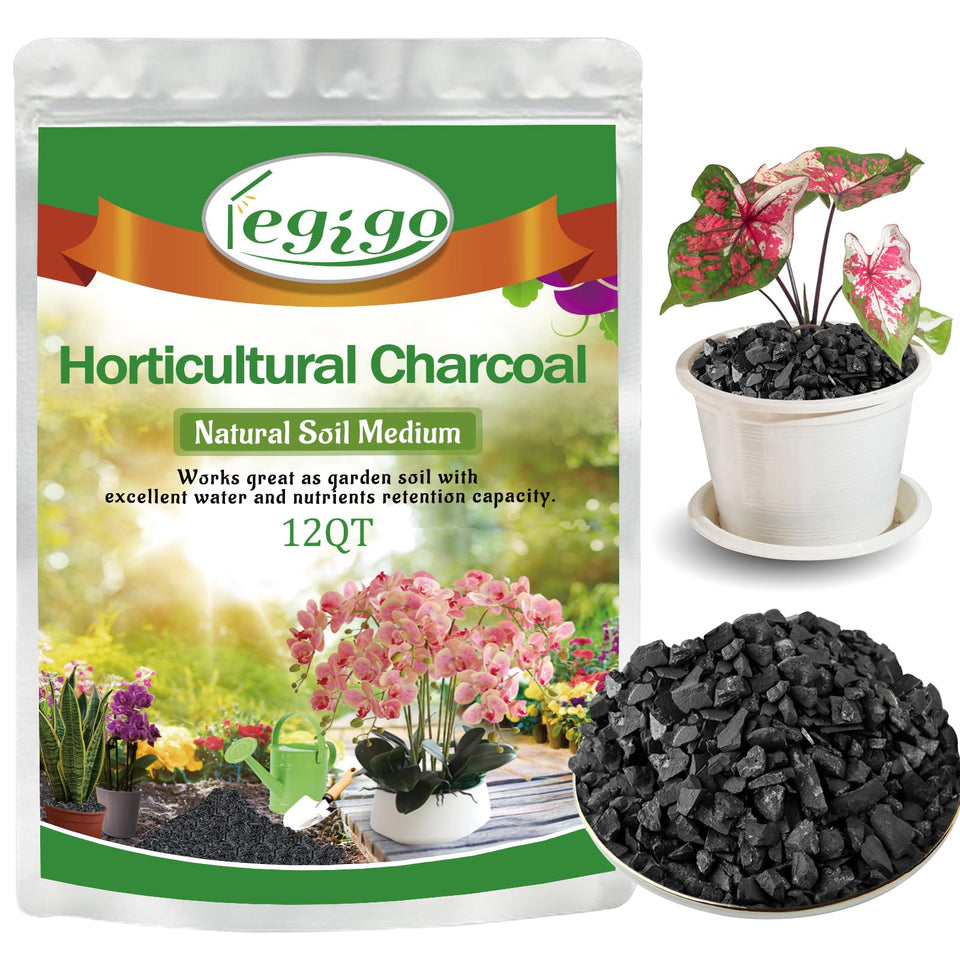Legigo 12QT horticultural charcoal bag improves soil drainage and aeration