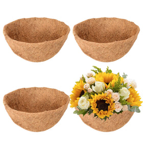 Legigo 20-inch round coco liner pack for hanging baskets, promoting airflow.