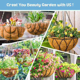 Legigo 3 pack coco liners provide versatile options for home gardens