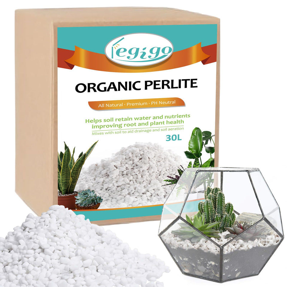 Legigo 30-quart perlite resealable pouch for easy soil amendment
