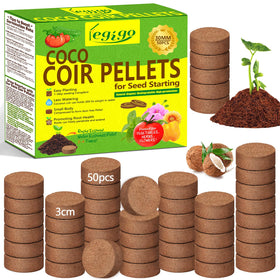 Legigo coco coir pellets seedling block ready for germination