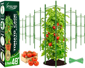 Legigo tomato cage components ready for quick, stable assembly