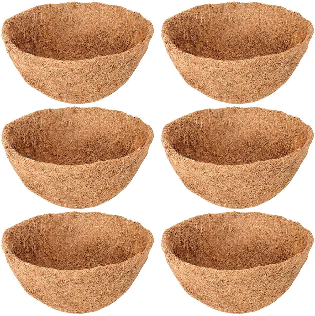 Legigo coco liner set in a 12-inch basket showing moisture retention