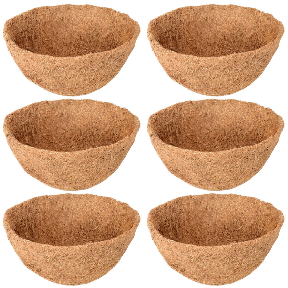 Legigo 6-pack coconut liner close-up showing natural coir texture for airflow.