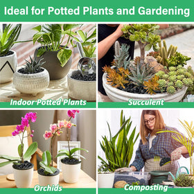Legigo 6QT charcoal mixed into potting soil for better root health