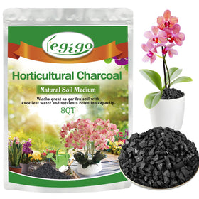 Legigo 8QT horticultural-charcoal-soil-amendment improves drainage and root air circulation.
