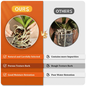 Legigo aerated orchid potting mix promoting drainage and airflow