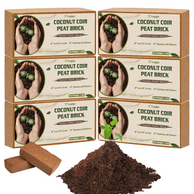 Legigo Coco Coir Brick pack front view, compact and easy to store.