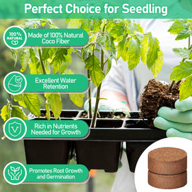 Legigo coco coir pellet aeration texture promotes healthy root growth
