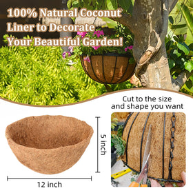 Legigo coco fiber liner closeup highlighting natural material quality and thickness