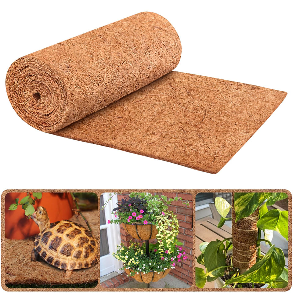 Legigo coco liner roll 12x80inch for easy cut-to-fit planter liners and window boxes.