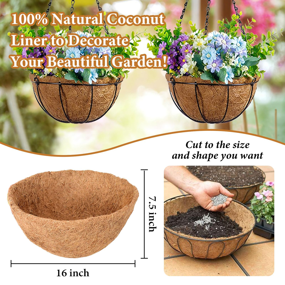 Close-up of Legigo coir fiber showing natural texture for moisture-friendly planting