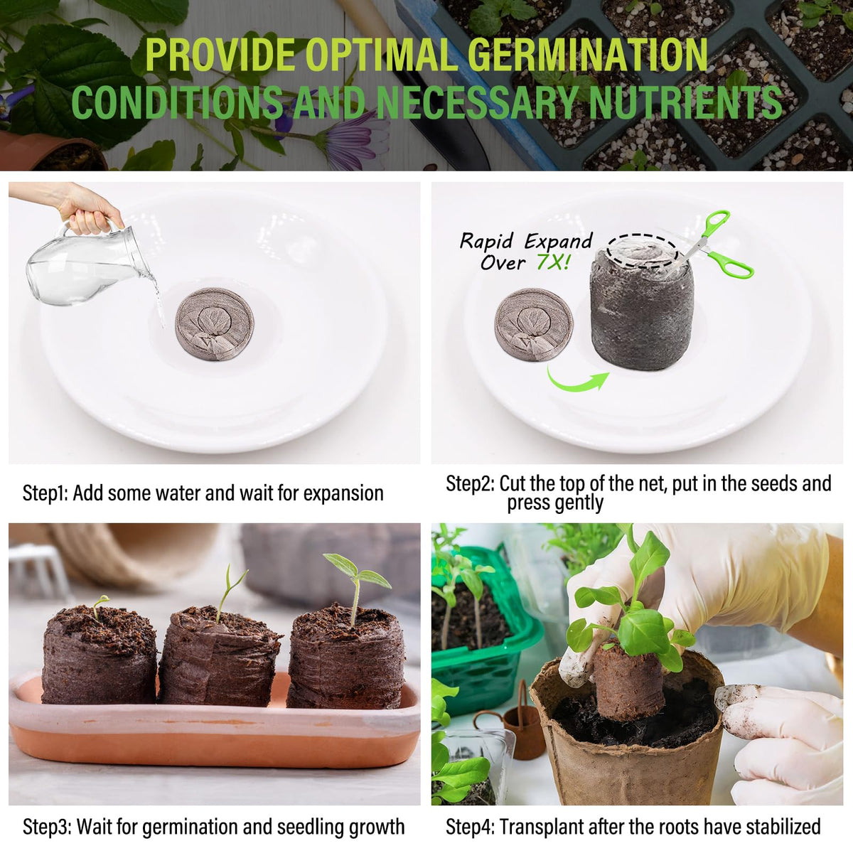 Legigo compact seed starter discs cutting mess and simplifying seeding
