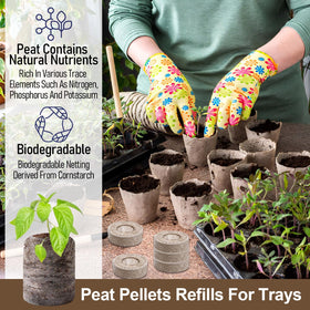 Legigo compact peat pellets store easily and cleanly