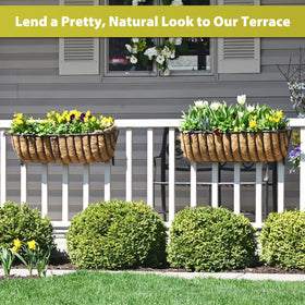 Legigo deck fence planter liner installed outdoors, ready for weather resistance.