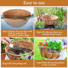 Legigo round liner easily soaks and shapes to fit a basket