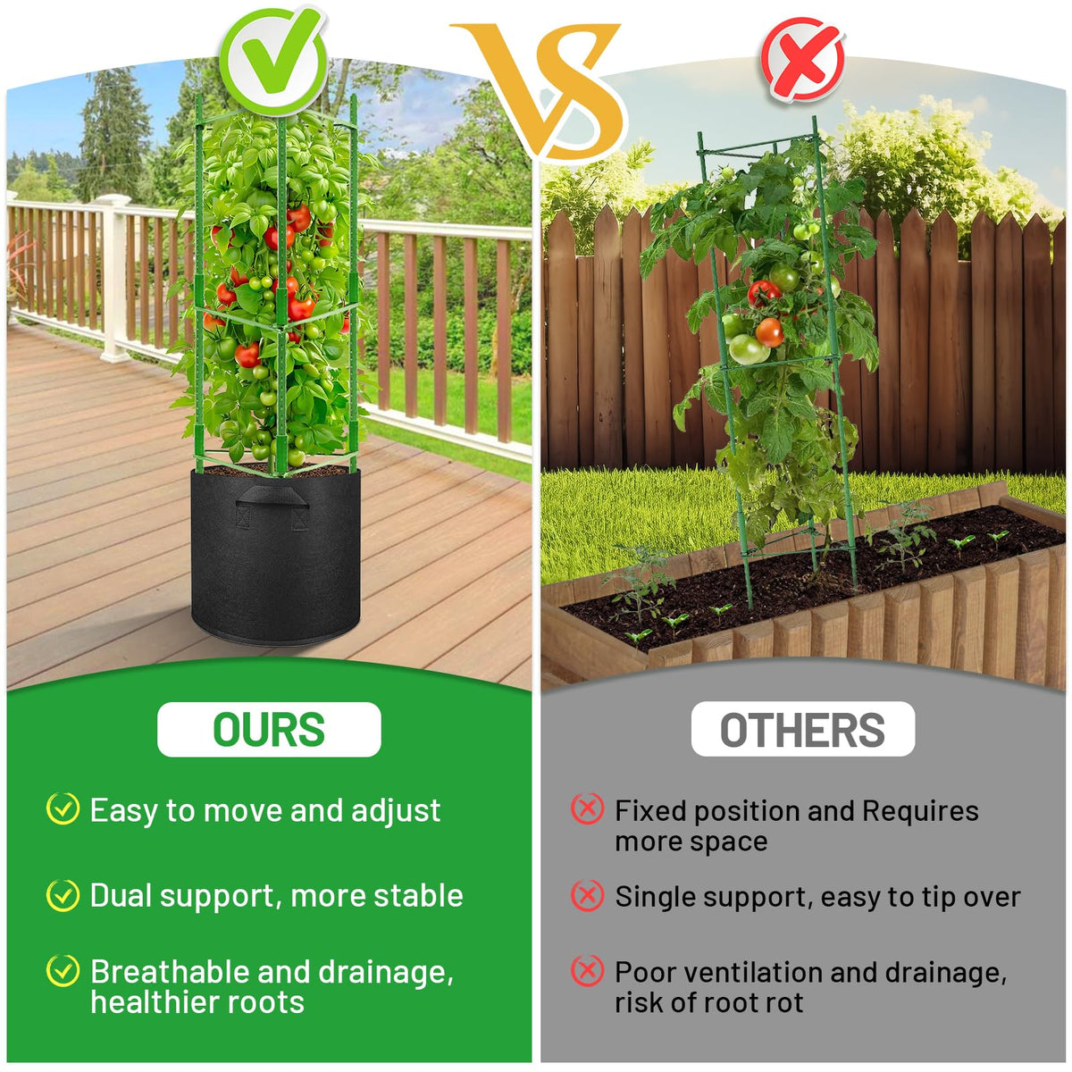Legigo easy tool-free setup for quick garden installation