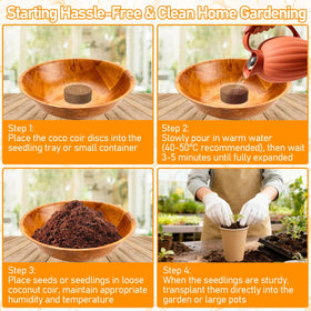 Legigo eco-friendly coir pellets offer peat-free growth media