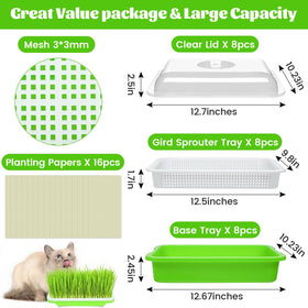 Legigo germinating paper sheets included to promote even moisture distribution for reliable sprouting.