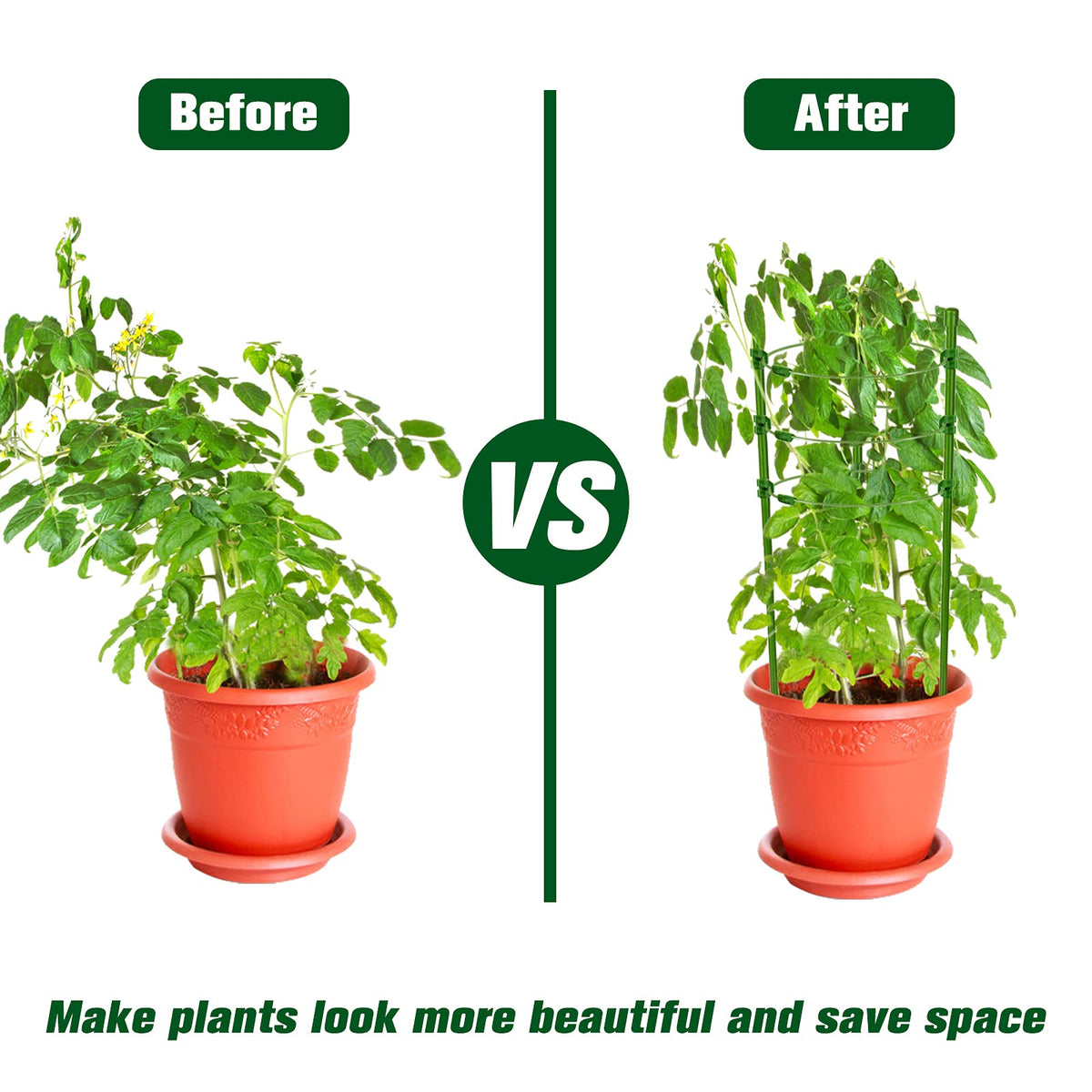 Legigo green cage with smooth surface enhances garden aesthetics