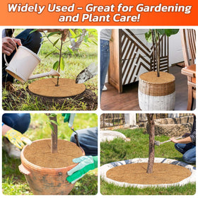 Legigo indoor-outdoor decorative use shows neat plant display with natural coco mat.