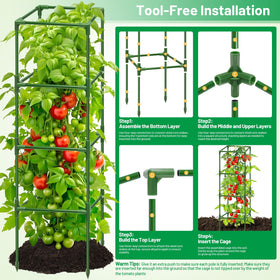 Legigo large-grid squares optimize airflow and sunlight for better growth.