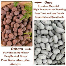 Orchid substrate: Legigo Leca pebbles balance moisture for orchids.
