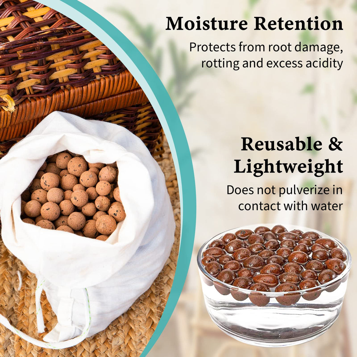 Legigo Leca in orchid substrate promoting balanced moisture and root health