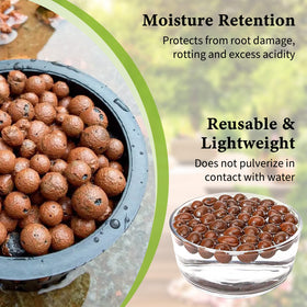 Legigo Leca pebbles sized 4-16 mm ideal for pot drainage and aeration