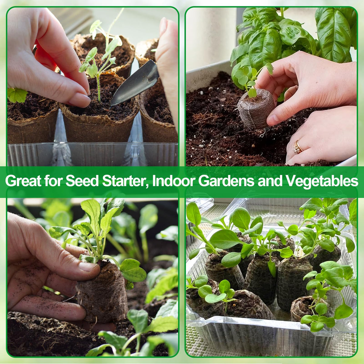 Legigo nursery tray compatibility photo shows versatile use in common seedling setups