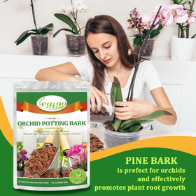 Legigo orchid bark moisture retention helps tropical plants need less frequent watering.