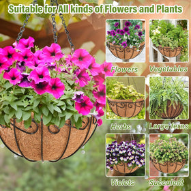 Legigo outdoor garden hanging basket suited for porches and balconies.
