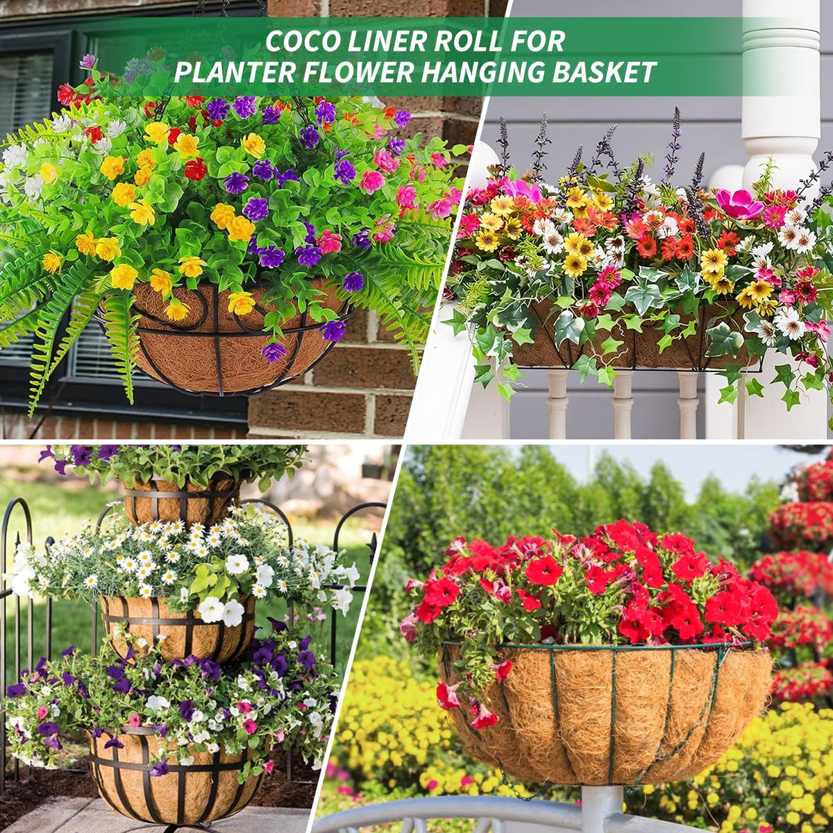 Legigo natural coir liner serves as a durable, biodegradable garden mat.