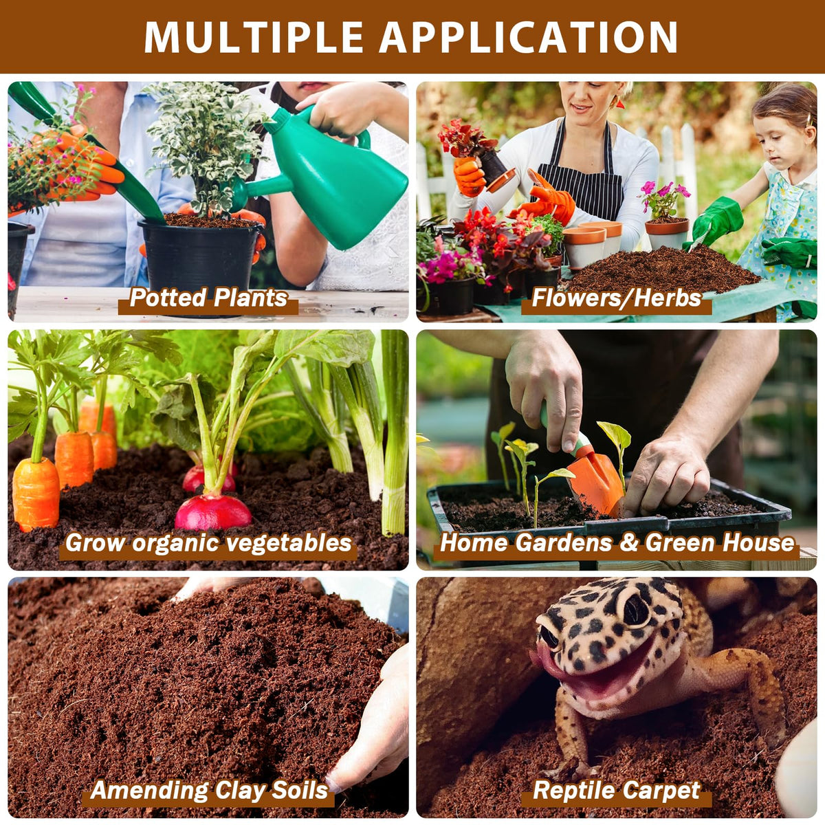 Legigo pack ten coco coir bricks eco-friendly packaging and sustainable soil base.