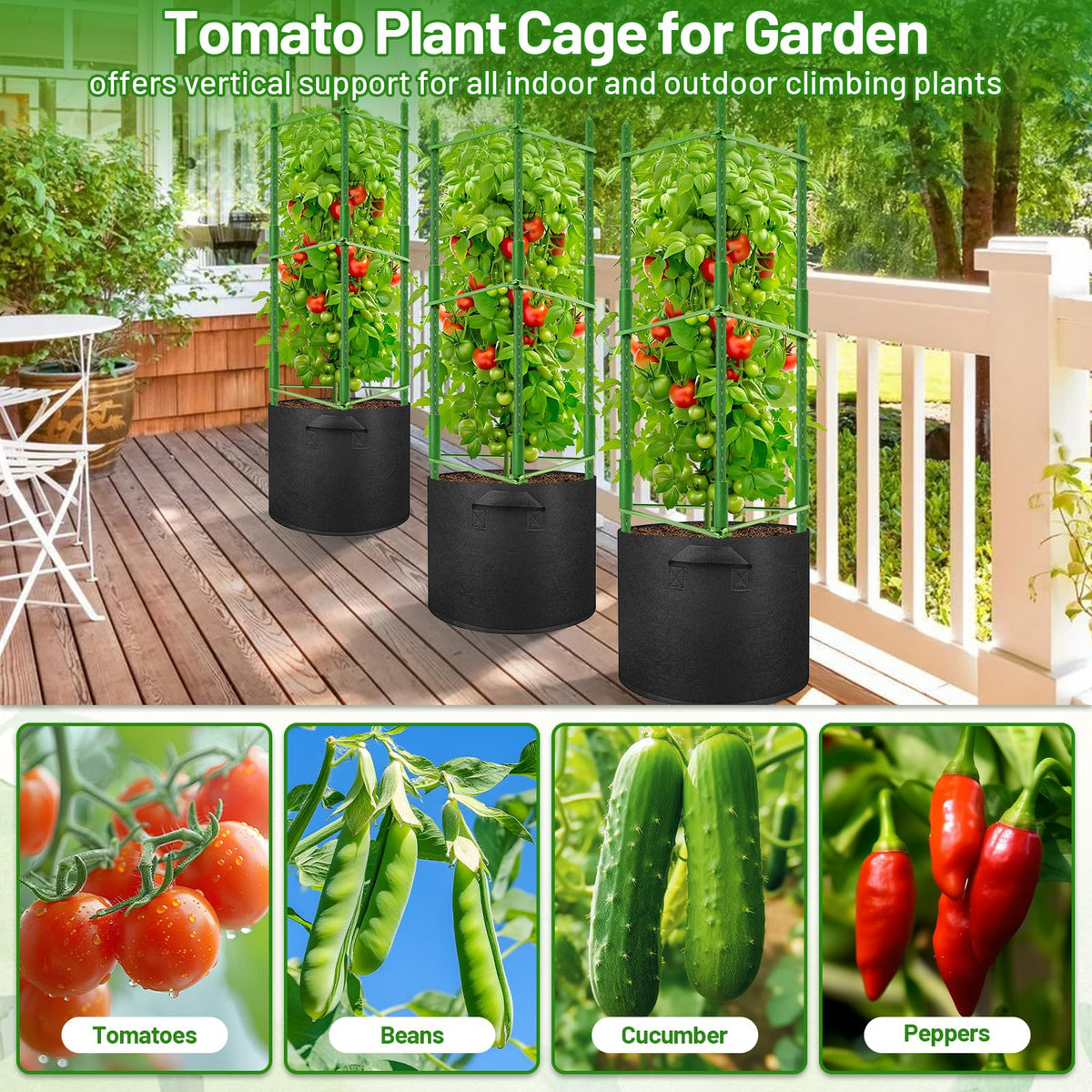 Legigo patio garden setup ideal for balconies and small spaces.