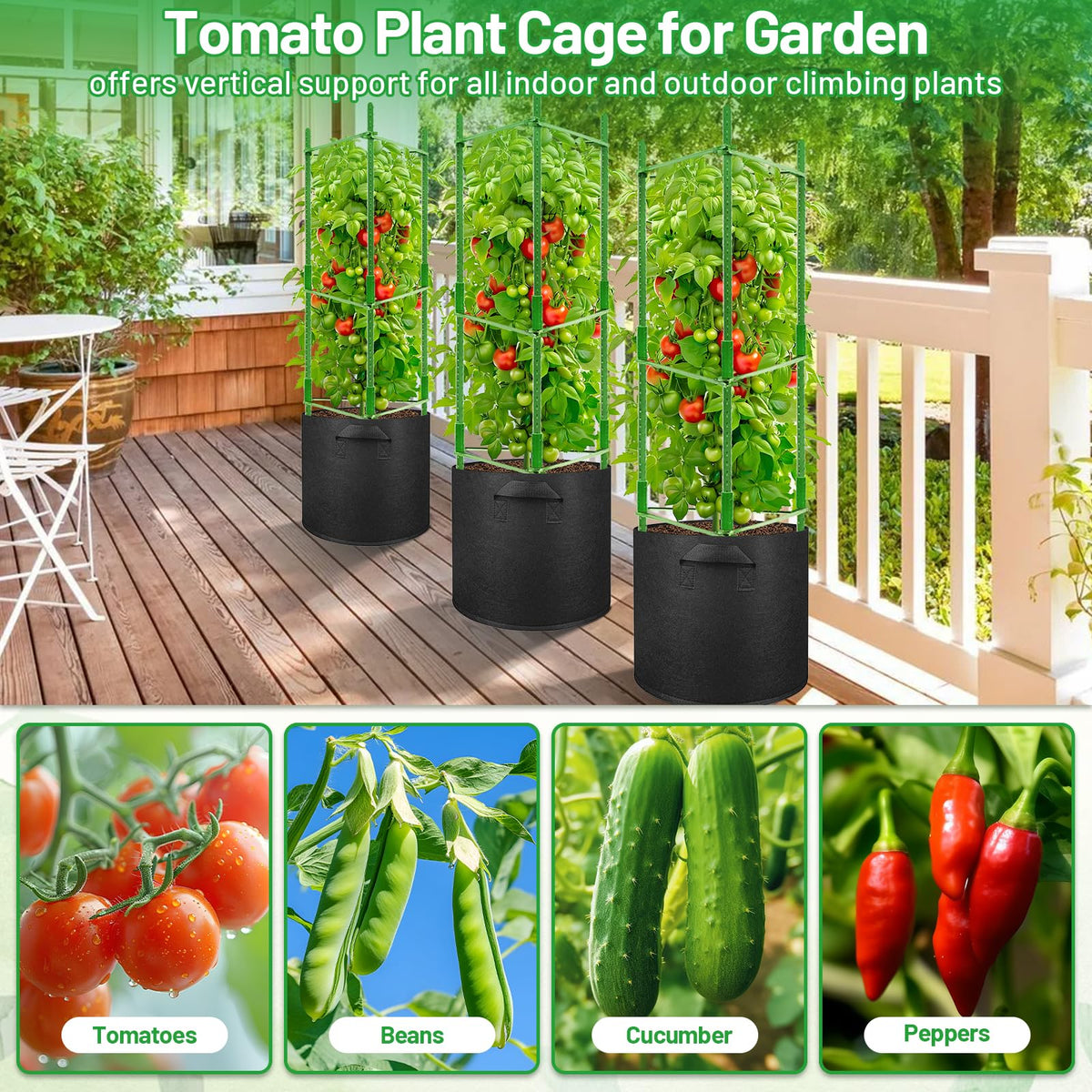 Legigo patio garden use fits balconies and small spaces