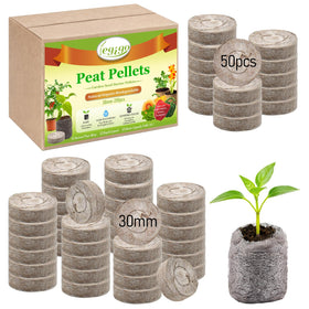Legigo peat pellets 30mm seed starter pods ready to use for easy seedling pots.