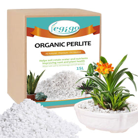 Legigo perlite 15-quart package with resealable pouch for easy storage and soil aeration.