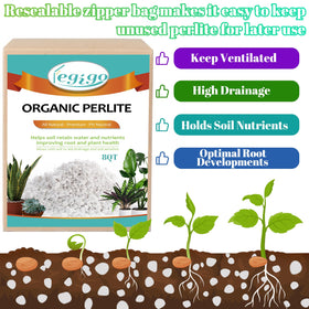 Legigo perlite coarse granules improve drainage for indoor plants and pots