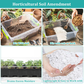 Legigo perlite supports hydroponics and soil-less systems for versatile gardening.