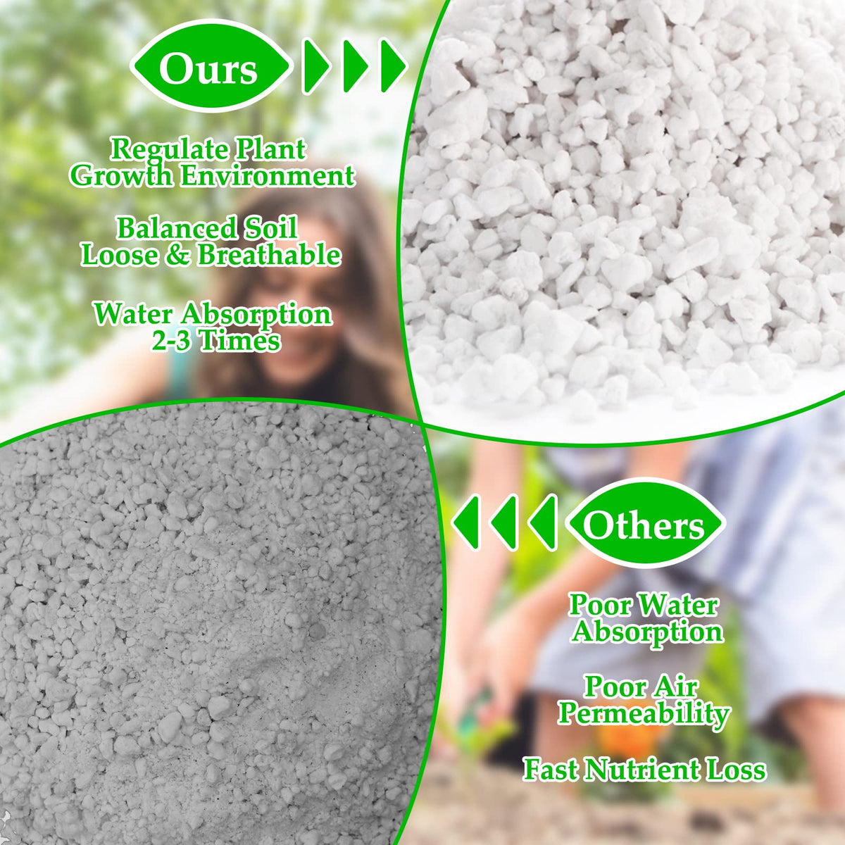 Legigo perlite PH neutral volcanic glass suited for versatile indoor soil blends.