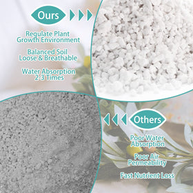 Legigo perlite soil aeration, lightweight additive enhances root growth.