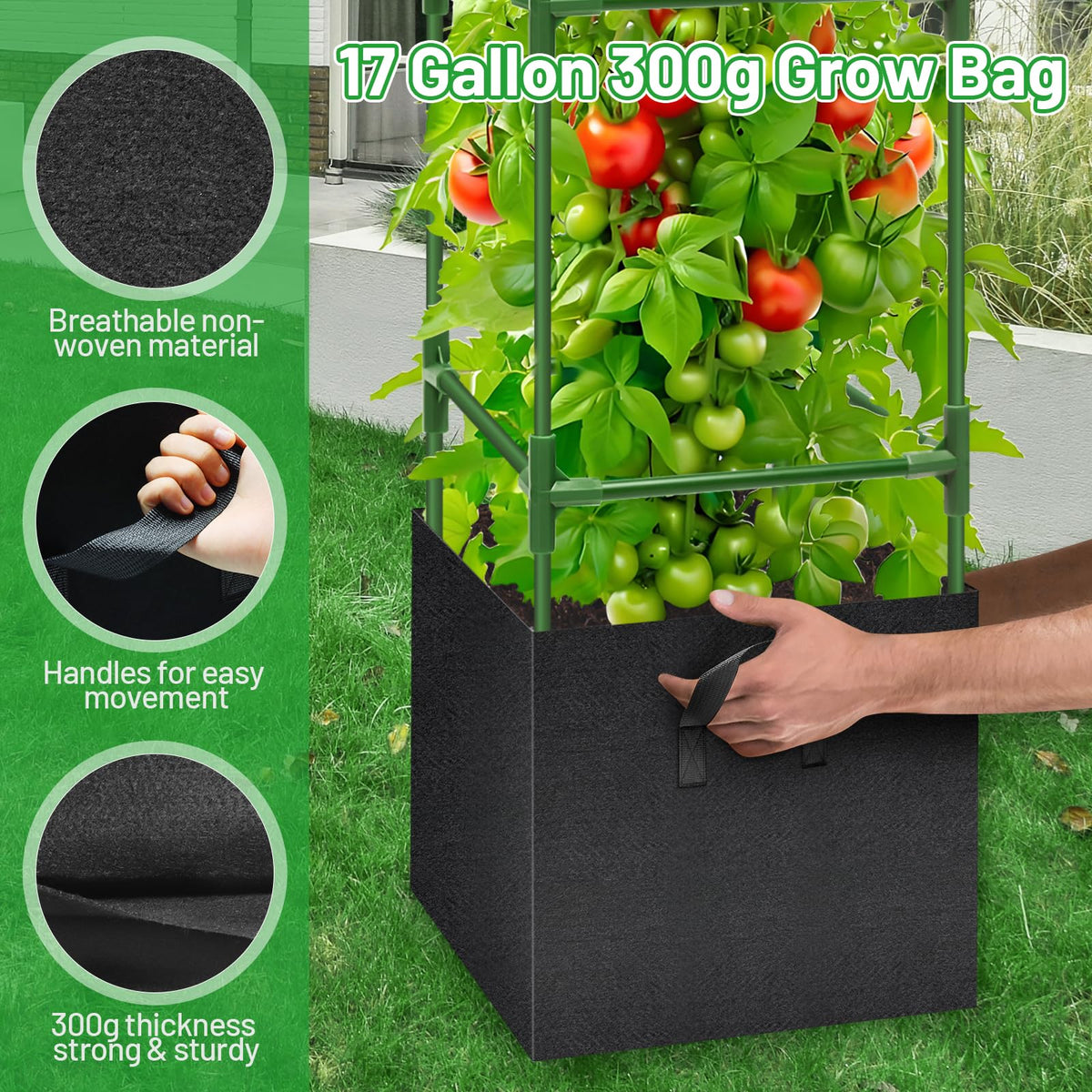 Legigo plant ties included in the kit for securing stems