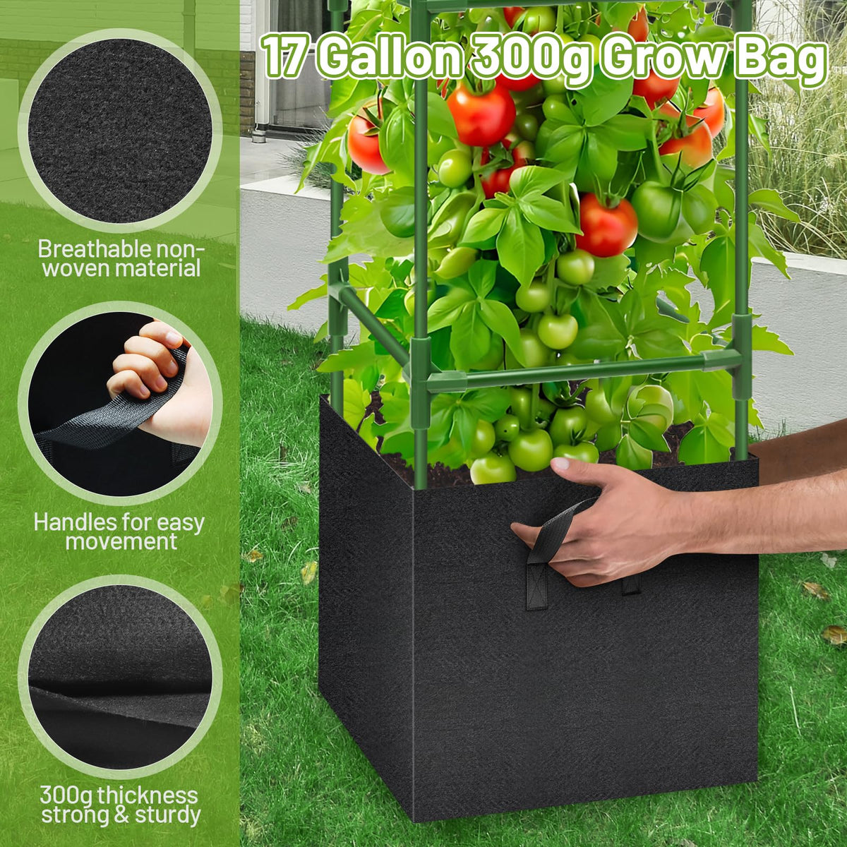 Legigo plant ties and connectors simplify quick assembly and plant training