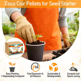Legigo potting soil discs provide lightweight, mess-free growing medium
