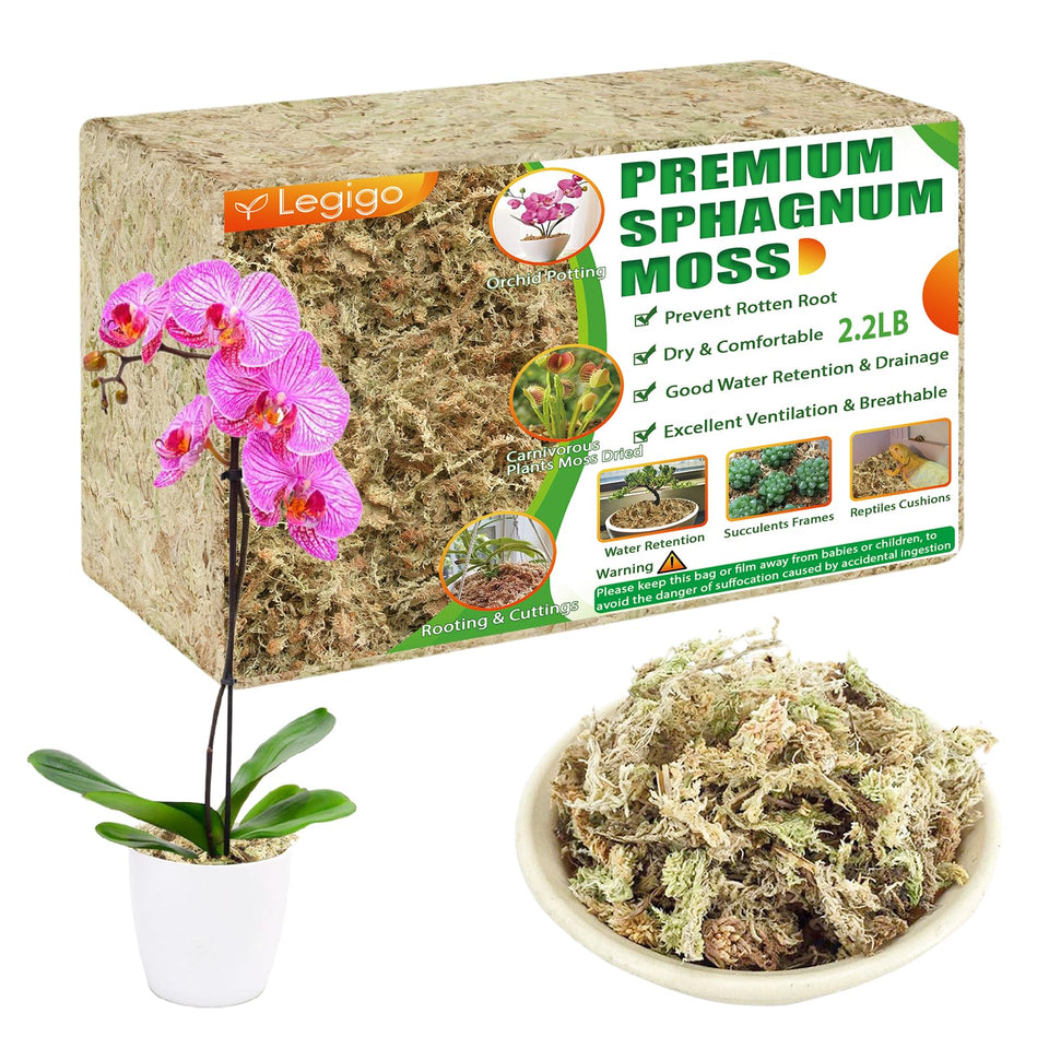 Legigo premium sphagnum moss bag for efficient water retention