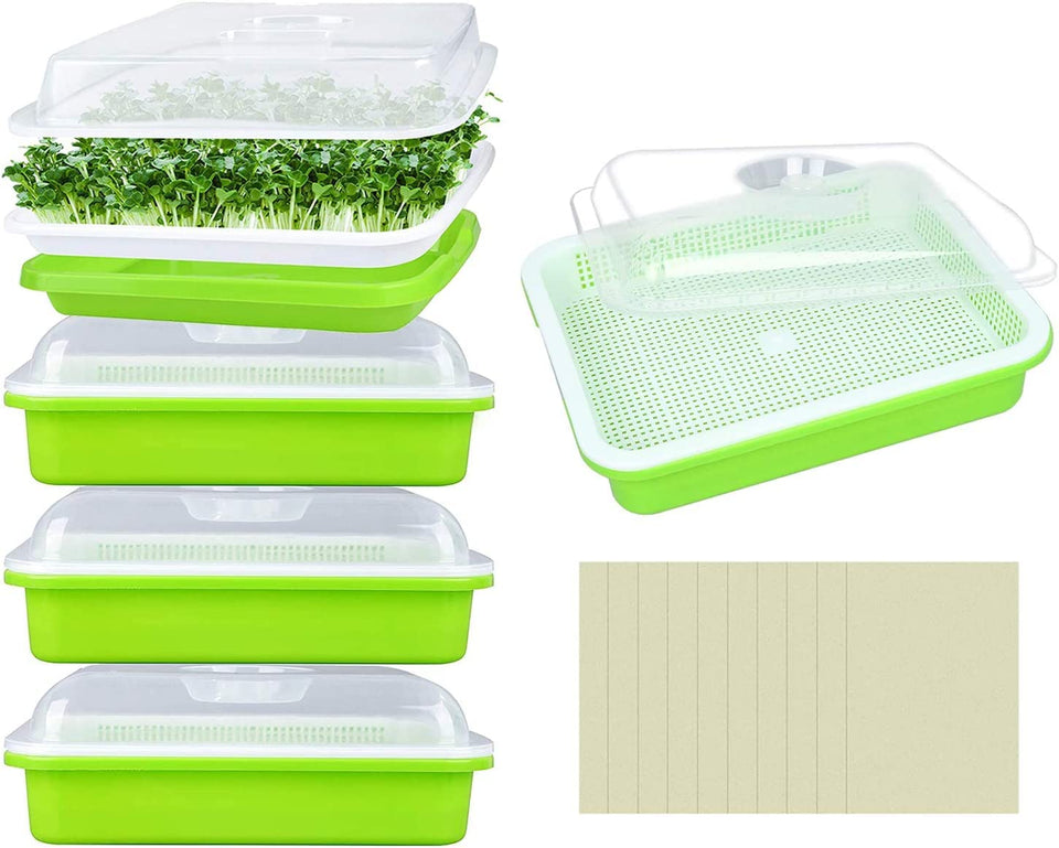 Legigo seed sprouter trays 5-pack for soil-free germination and home-grown microgreens.