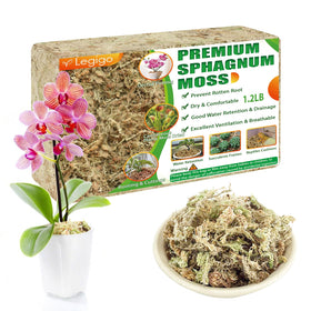 Legigo sphagnum moss 20 qt bag, ready to swell and support moisture for plants